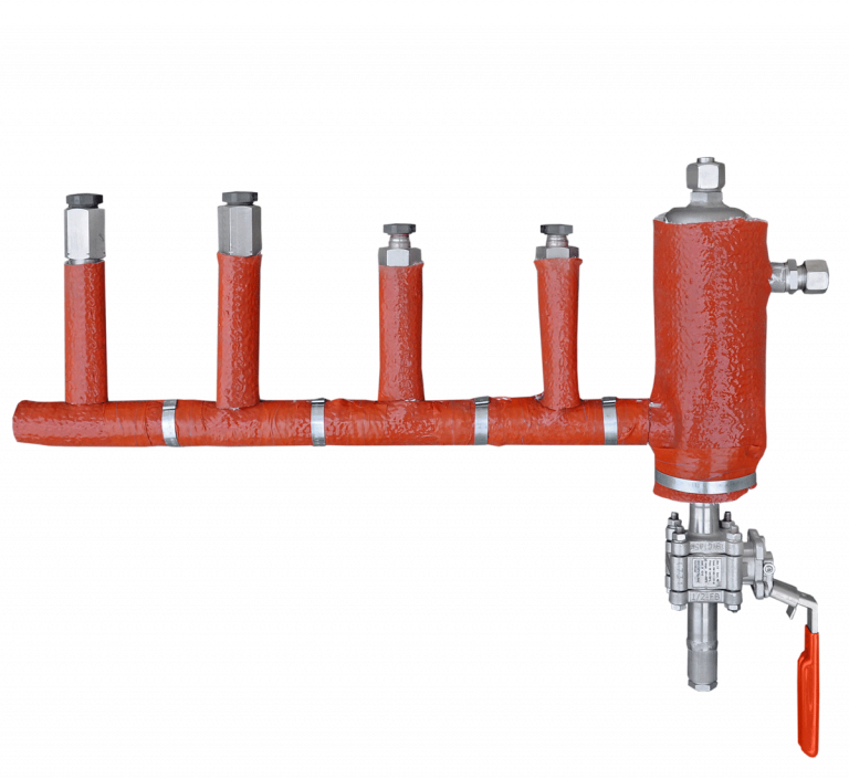 Isolierfabrik - Silikon Hitzeschutzschlauch HSS für Hochtemperatur Rohre wie Edelstahlrohre, Hitzeschutz auch für Anlagen und Armaturen, Verteiler, Schützt vor chemischen Stoffen, Abriebfest, Chemikalienresistent, Asbestfrei, Robust